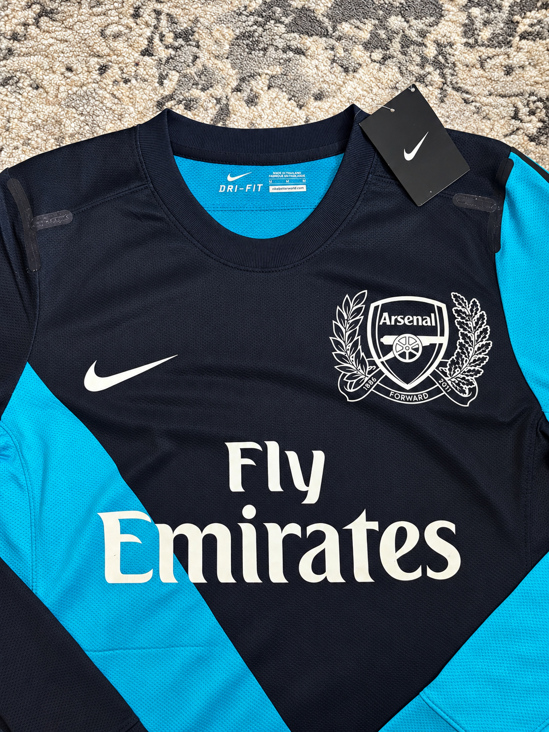 2011/2012 Arsenal Away Player Issue (M) BNWT
