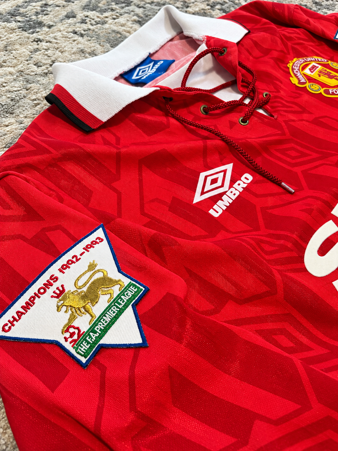 1992 Manchester United Home Long Sleeve (XL)